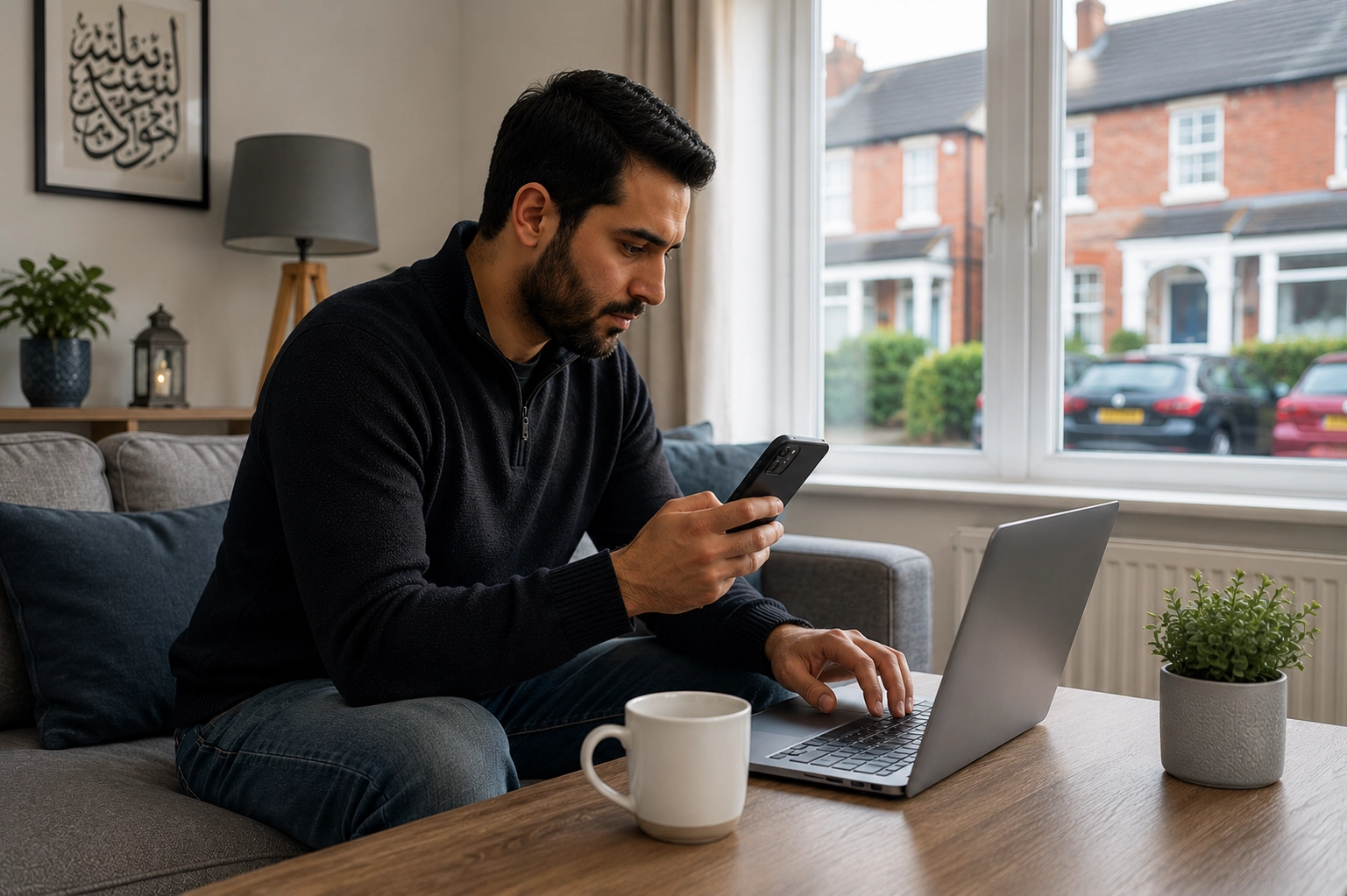 Apply for 0% Finance Customer discussing 0% finance payment options with our team